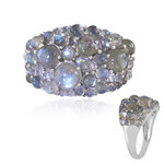 Zilveren ring met een Blauwe Minary Labradoriet (KM by Juwelo)