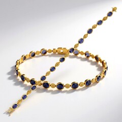 Bracciale in oro con Tanzanite