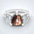 Anello in argento con Occhio di Tigre Rosso