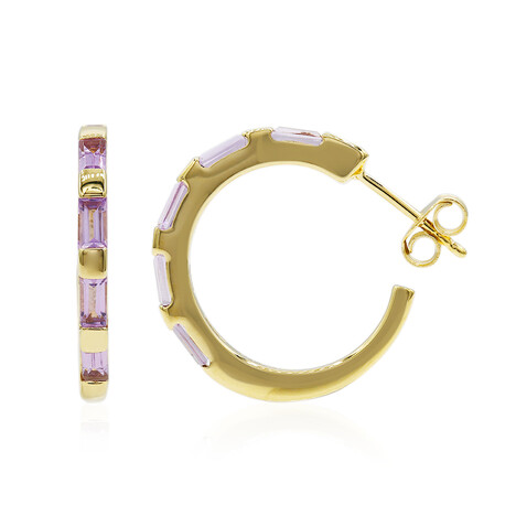 Amethyst-Silberohrringe