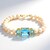 Bracciale in oro con Topazio Marambaia (Michelle Albala)