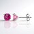 Orecchini in argento con Topazio Rosa