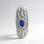 Ciondolo in argento con Cianite del Nepal (MONOSONO COLLECTION)