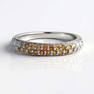 Anello in argento con Zircone Rosa