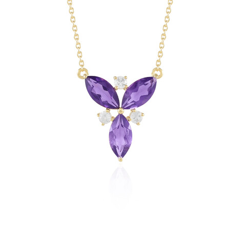 Collana in argento con Ametista Zambiana (de Melo Essence)