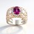 Anello in argento con Topazio Rosa (Gems en Vogue)