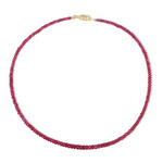 Collana in argento con Rubino Tanzania (Adela Silber)