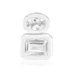 Zilveren hanger met een witte topaas (MONOSONO COLLECTION)