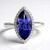 Anillo en oro con Tanzanita AAA (CIRARI)