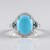 Anello in argento con Turchese Sleeping Beauty (Faszination Türkis)
