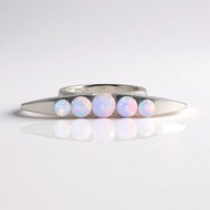 Bague en argent et Opale Welo (de Melo Essence)