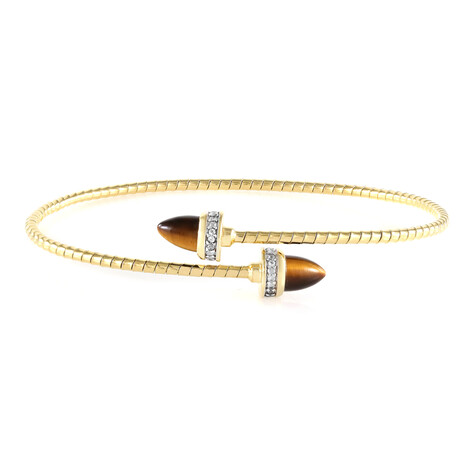 Tiger´s Eye Silver Bangle (SUHANA)
