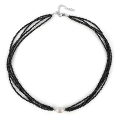 Akoya Pearl Silver Necklace