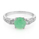 Imperial Chrysoprase Silver Ring