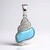 Ciondolo in argento con Larimar