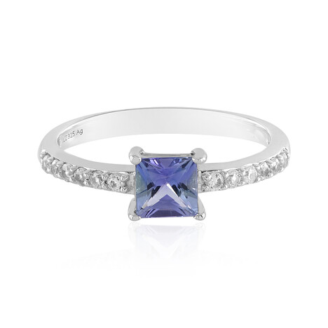 Anello in argento con Tanzanite