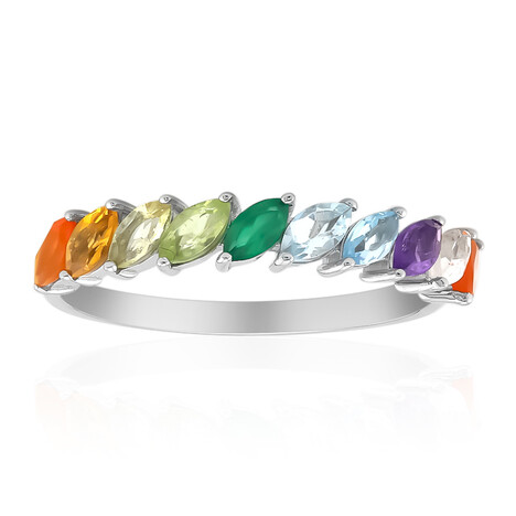 Edelstein-Silberring