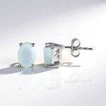 Orecchini in argento con Opale Paraiba
