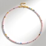 Collier en argent et Morganite du Brésil