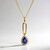 Collana in oro con Tanzanite AAA (CIRARI)