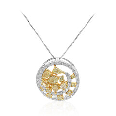 Collier en or et Diamant SI2 jaune (CIRARI)