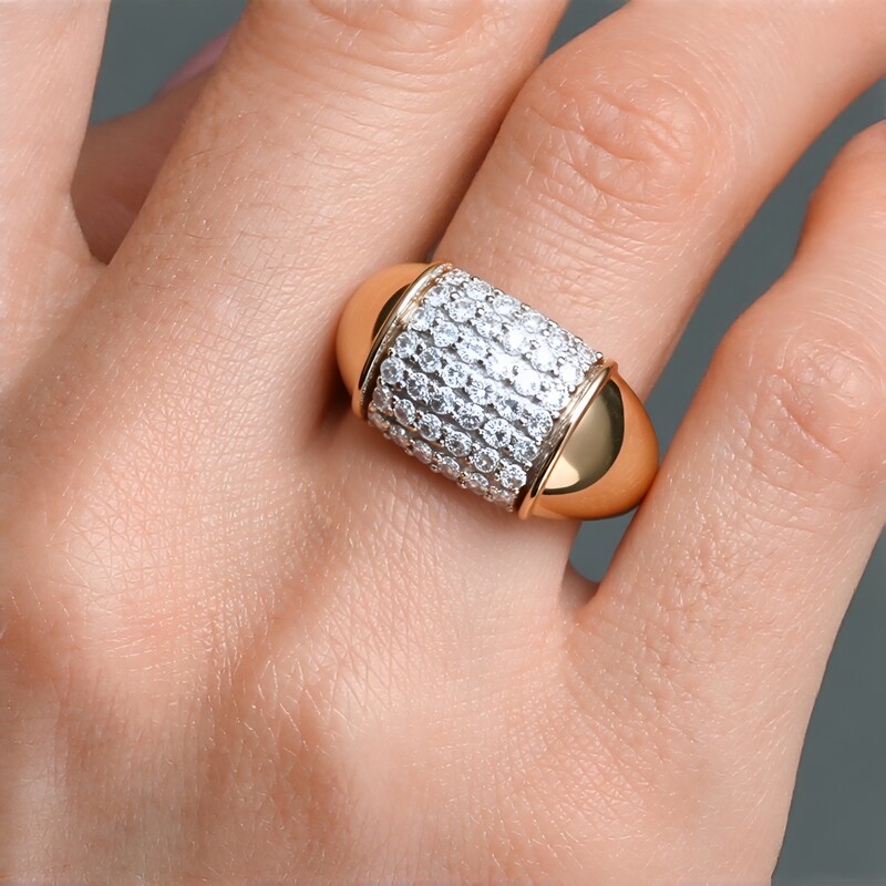 Anello in argento con Zircone (KM by Juwelo)