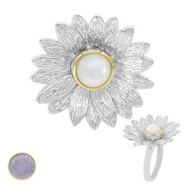 Edelstein-Silberring (MONOSONO COLLECTION)