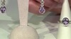 Pendientes en plata con Amatista Rosa de Francia