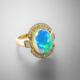 Anello in oro con Opale di Welo (CIRARI)