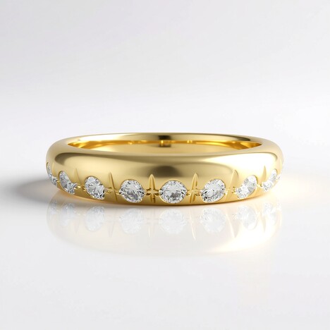 Bague en or et Diamant IF (G) (de Melo Gold)