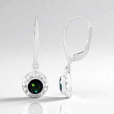 Orecchini in argento con Opale Mezezo (de Melo Essence)
