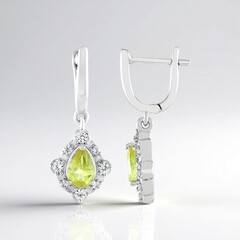 Orecchini in argento con Sfene