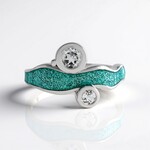 Anello in argento con Topazio Bianco (Adela Silber)