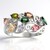 Anillo en plata con Turmalina (de Melo Essence)