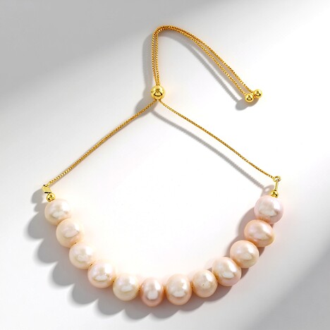 Bracciale in argento con Perla d'Acqua Dolce Color Crema