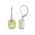 Lemon Citrine Silver Earrings