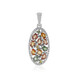 Saphir-Silberanhänger