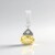 Ciondolo in argento con Berillo Giallo