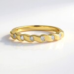 Anello in argento con Diamante I3 (I)