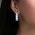 Boucles d'oreilles en argent et Topaze bleu ciel