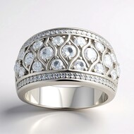 Anillo en plata con Zircón