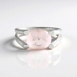 Anello in argento con Quarzo Rosa (de Melo Essence)