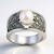 Anello in argento con Perla d'Acqua Dolce Bianca