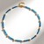 Collana in argento con Apatite Blu Neon (Riya)