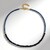 Collana in argento con Zaffiro Blu della Birmania
