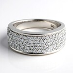 Bague en argent et Zircon