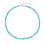 Collana in argento con Amazzonite