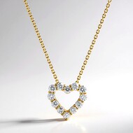 Collar en oro con Diamante I2 (H) (CIRARI)