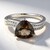 Anello in argento con Quarzo Fumè