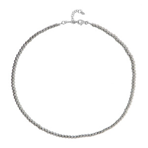 Collana in argento con Ematite Argentata